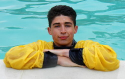 lifeguard in anorak